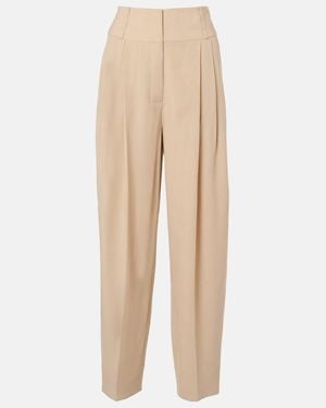 TOTEME Draped Balloon Trousers - Natural