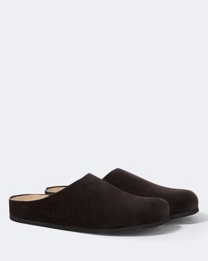 Common Projects Suede Clogs - Black