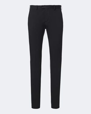 Lardini Cotton-Blend Slim Pants - Blue