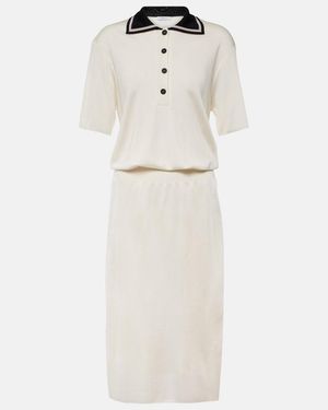 Ferragamo Midi Dresses - White