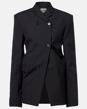 KHAITE Rolo Wool And Silk Cady Blazer - Black