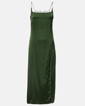 Jacquemus Notte Slip Dress - Green