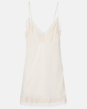 Rohe Lace-Trimmed Satin Camisole - White