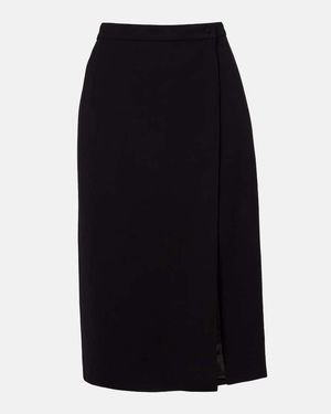 Mugler Re/Edit High-Rise-Wickelrock - Schwarz