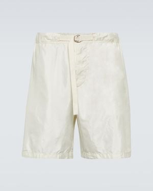 Jil Sander Technical Shorts - White