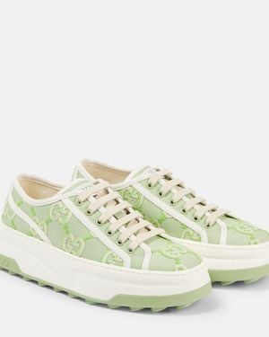 Gucci Plateau-Sneakers Tennis 1977 Gg - Mettallic