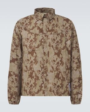 Satisfy River Camouflage Peaceshell Shirt - Brown