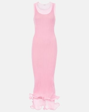 Jonathan Simkhai Daniella Midi Dress - Pink