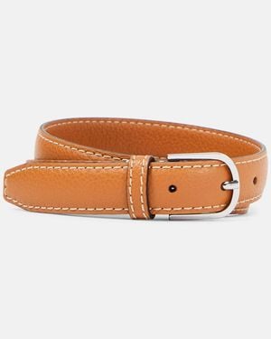 TOTEME Leather Belt - Brown
