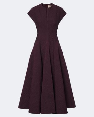 ROKSANDA Midikleid Rova Aus Cloque - Lila