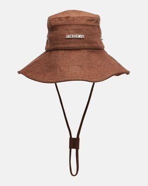 Jacquemus Hut Artichaut Aus Canvas - Braun