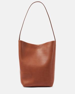 The Row Tote Bag Park N/S Medium Aus Leder - Weiß