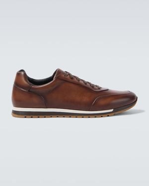 Magnanni Ibiza Ii Leather Trainers - Brown