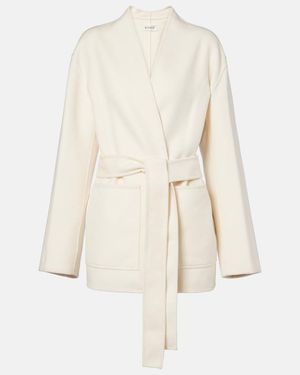 Rohe Belted Wool Jacket - Natural