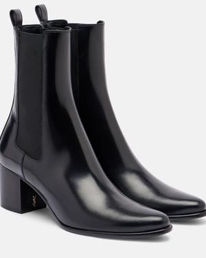 Saint Laurent Bottines Jill 60 En Cuir - Noir