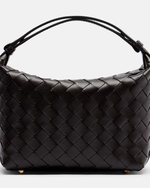 Bottega Veneta Tote Bag Wallace Mini Aus Leder - Schwarz