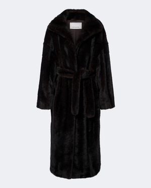 Frankie Shop Ravello Wrap Coat - Black