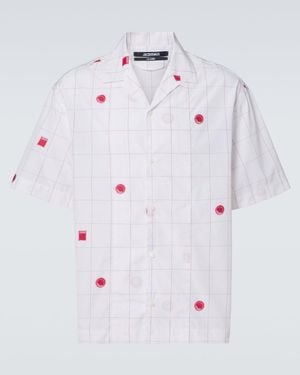 Jacquemus Jacquemus Jean Jacquard Vacation Shirt - White