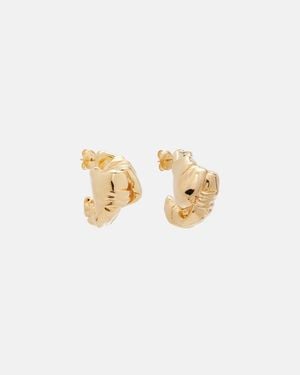 Bottega Veneta 18Kt-Plated Sterling Earrings - Metallic