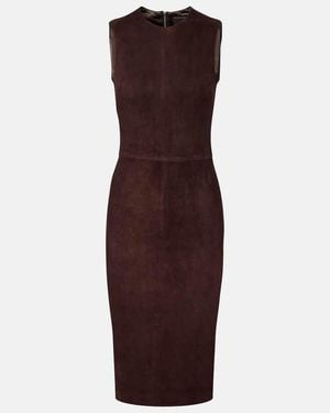 Stouls Eva Suede Minidress - Purple