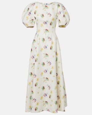 Gabriela Hearst Maxikleid Ranya Aus Leinen - Natur