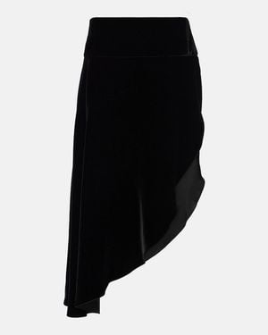 Alaïa Velvet Bomber Jacket - Black