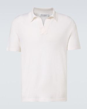 Gabriela Hearst Cashmere And Silk Polo Shirt - White