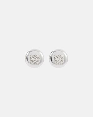 Loewe Ohrstecker Anagram Pebble Aus Sterlingsilber - Weiß