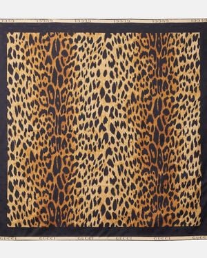 Gucci Tuch Aus Seiden-Twill - Natur