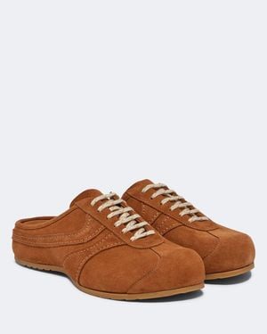 Dries Van Noten Mules De Ante - Marrón