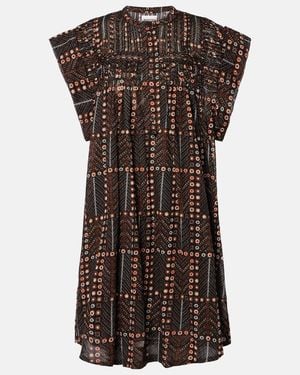 Isabel Marant Leazali Cotton Minidress - Black