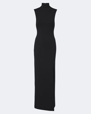 Solace London Robe Nanette Aus Crepe - Schwarz