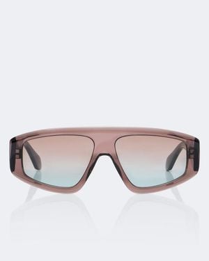 Alaïa Absolu Shield Sunglasses - Pink