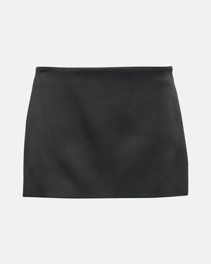 KHAITE Jett Tailored Mini Skirt - Black