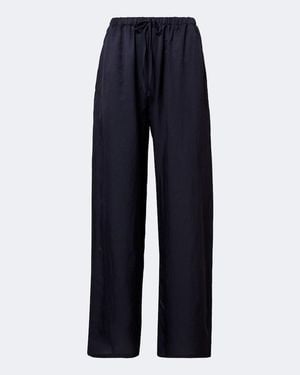 Leset Daniel Wide-Leg Trousers - Blue