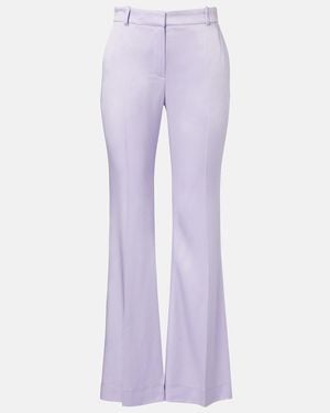 Nina Ricci Flared Trousers - Purple