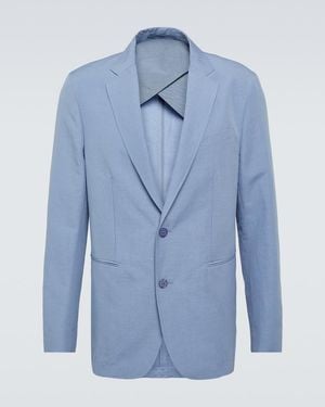 Orlebar Brown Springfield Linen And Cotton Blazer - Blue