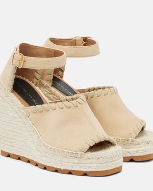 Stella McCartney Wedge Espadrilles - Metallic