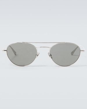 Saint Laurent Sl 97 Aviator Sunglasses - Grey
