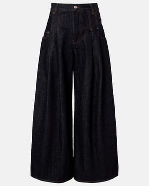 Jacquemus Souro Wide-Leg Jeans - Blue