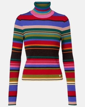 Acne Studios Rollkragenpullover Aus Wolle - Rot