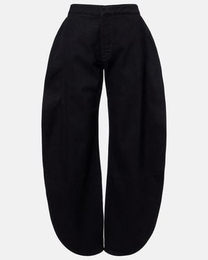 Alaïa Barrel-Leg Jeans - Blue