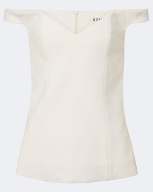 Rohe Off-Shoulder Top - White