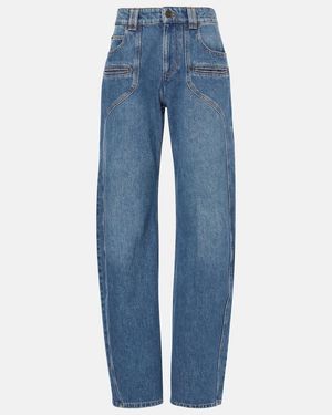 Isabel Marant Betiane Wide-Leg Jeans - Blue