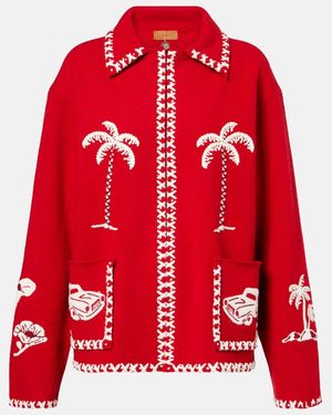 Alanui Jacke Remember Me Aus Schurwolle - Rot