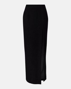 Alessandra Rich Maxirock Aus Boucle - Schwarz