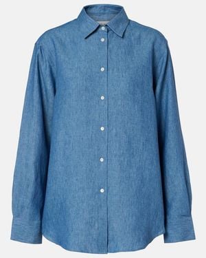 Rohe Linen Shirt - Blue