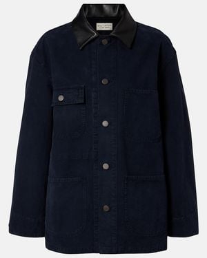 Nili Lotan Marquise Cotton Jacket - Blue