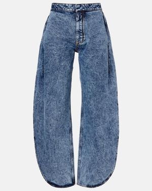 Alaïa Jeans Barrel - Azul