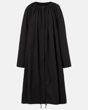 TOTEME Cotton-Blend Coat - Black